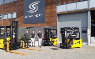 Levering 3 nieuwe elektrotrucks Stappert Noxon