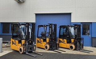 Levering nieuwe Hyundai elektrische heftrucks