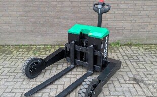 Levering nieuwe Hangcha elektrische ruwterrein pallettruck