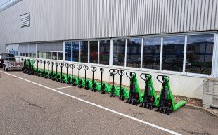 Levering 22 nieuwe Cesab palletwagens
